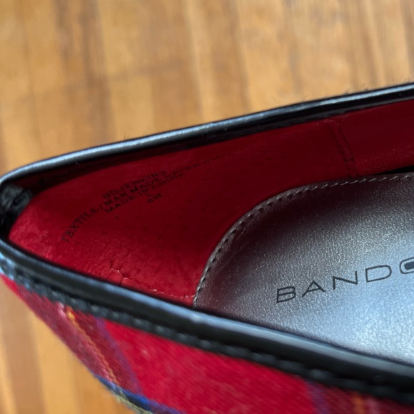 Bandolino ‘BD Jenkins’ red plaid shoe size 8 - Picture 5 of 7